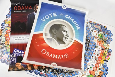 Lot 38 - SHEPARD FAIREY (American, b.1970); 'Vote Obama...
