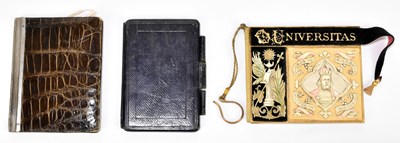 Lot 129 - An Austrian paper and lacquered aide-memoire,...