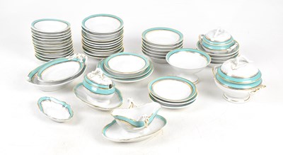 Lot 757 - A child's blue and white part tea service...