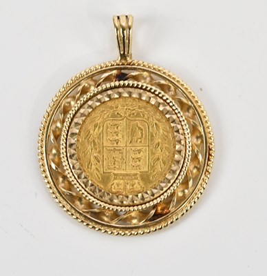 Lot 1499 - A Victoria full sovereign, 1866, shield back,...