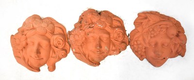 Lot 140 - Five terracotta garden ornaments, comprising...
