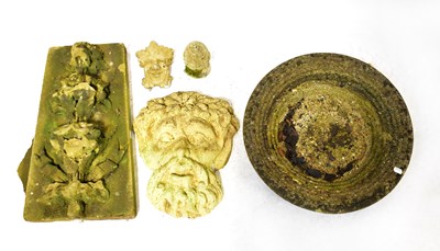 Lot 139 - Five various garden ornaments, comprising a...