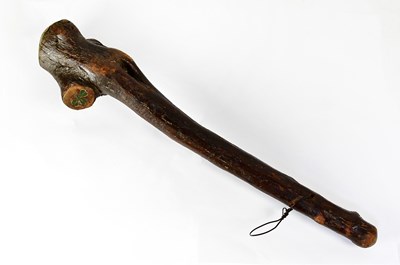 Lot 356 - An Irish shillelagh of traditional form, the...