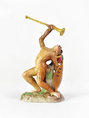 Lot 288 - A 19th century Continental porcelain figure of...