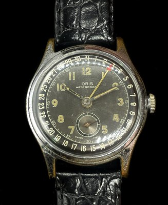 Lot 1320 - ORIS; a gentleman's vintage stainless steel...