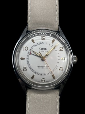 Lot 1321 - ORIS; a gentleman's vintage pointer date...