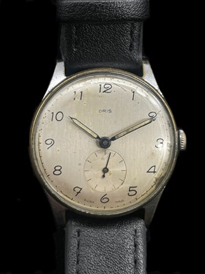 Lot 1322 - ORIS; a gentleman's vintage stainless steel...