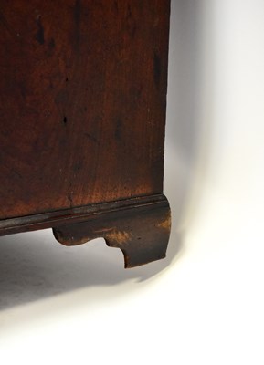 Lot 40 - A Georgian mahogany chest of two short over...