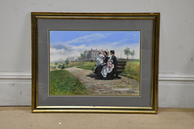 Lot 456 - JOHN SEEREY-LESTER (born 1945); pastel,...
