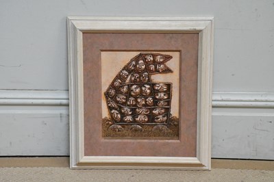 Lot 525 - JIRI BORSKY (born 1945); polychromed plaster, '...