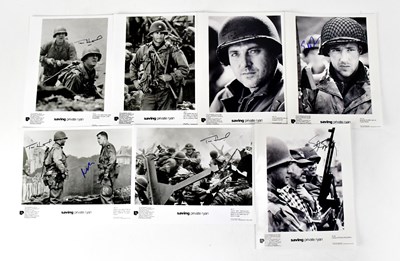Lot 581 - SAVING PRIVATE RYAN; seven black and white...