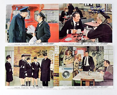 Lot 580 - ON THE BUSES; four colour lobby cards for the...