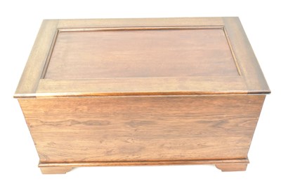Lot 233 - A modern Oriental hardwood coffee...
