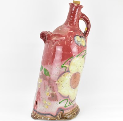 Lot 386 - A large studio pottery vessel in the form of a...