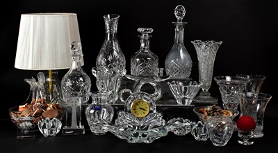 Lot 331 - A quantity of cut and moulded glassware...