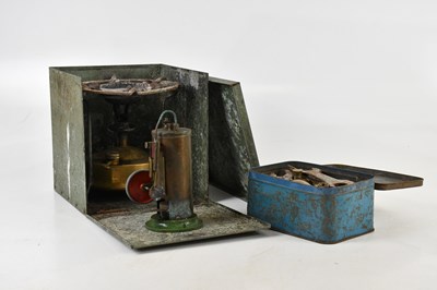 Lot 1378 - A vintage Primos burner, a model stationary...