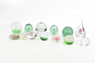 Lot 803 - A collection of thirteen paperweights...