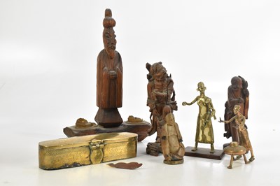 Lot 567 - A group of assorted Eastern items including an...