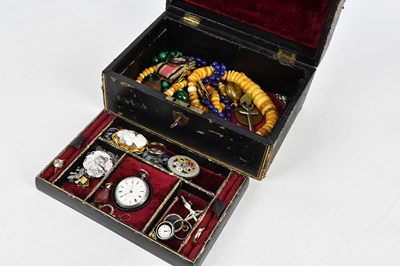 Lot 465 - A collection of Victorian and later costume...