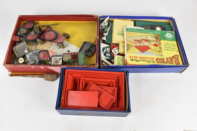 Lot 842 - BAYKO; a building and converting set, together...