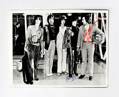 Lot 406 - THE ROLLING STONES; a black and white...