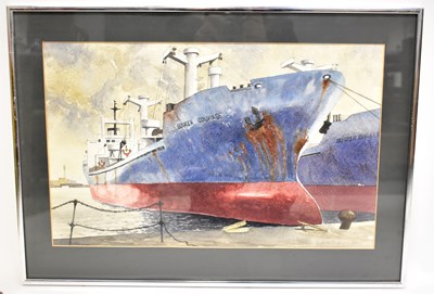 Lot 458 - LUKMAN SINCLAIR; a pair of watercolours,...