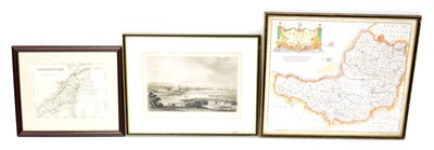 Lot 495 - Four various maps comprising Robert Morden...