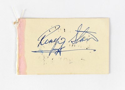 Lot 416 - RINGO STARR; a page from an autograph album...