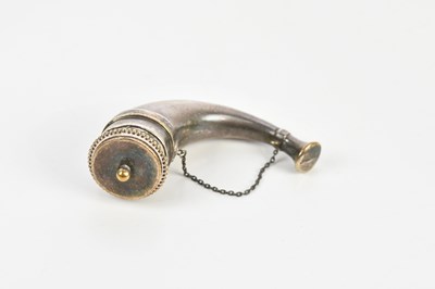 Lot 2402 - A silver plated vinaigrette in the form of a...
