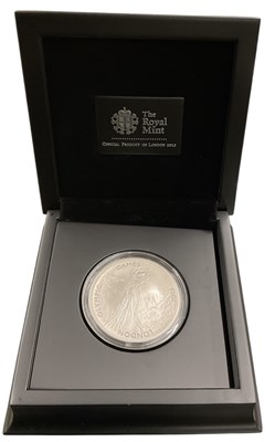 Lot 1478 - ROYAL MINT; a cased London 2012 Olympics 5oz...