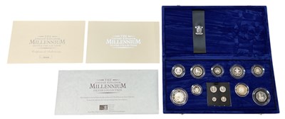 Lot 1438 - ROYAL MINT; a Millennium Silver Collection,...