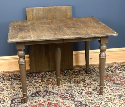 Lot 3077 - A modern painted and stained pine extending...