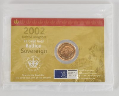 Lot 1405 - ROYAL MINT; a 2002 proof 22ct gold bullion...
