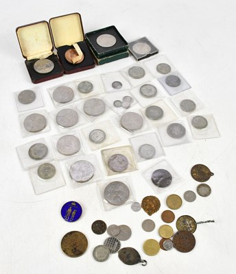 Lot 1433 - A small collection of British coins, some half...