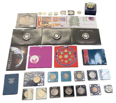 Lot 1484 - ROYAL MINT; a collection of proof coins...