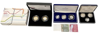 Lot 1480 - ROYAL MINT; a cased 2013 'Tales from the Tube'...