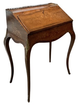 Lot 5 - A late 19th century French kingwood and...