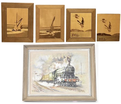 Lot 281 - A W HANSON; oil on canvas, 'Gresley as in...