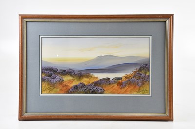 Lot 436 - L CARLISLE; watercolour, rural scene, signed...