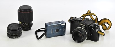 Lot 1578 - NIKON; a Nikon FM 35mm film camera, serial No...