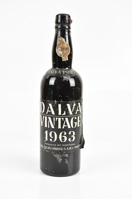 Lot 424 - PORT; a single bottle of Dalva 1963 vintage port.