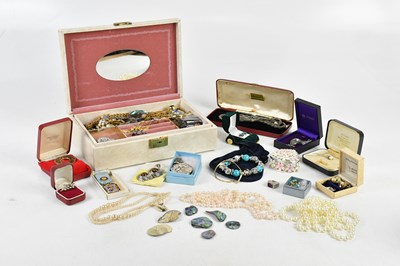 Lot 435 - A collection of costume jewellery including...