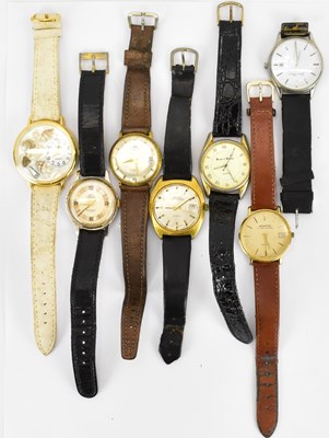 Lot 1304 - Six various gentlemen's wristwatches...