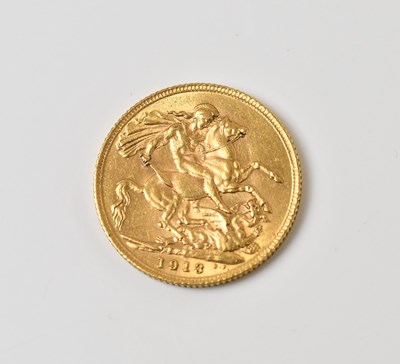 Lot 1496 - A George V full sovereign, 1913.