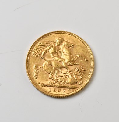 Lot 1497 - An Edward VII full sovereign, 1907.