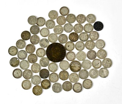 Lot 594 - A George III 1819 half-crown and a collection...
