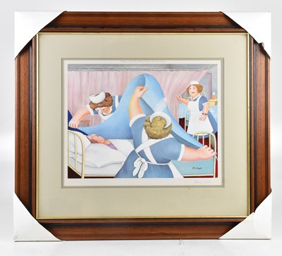 Lot 502 - BERYL COOK (1926-2008); a pencil signed print,...