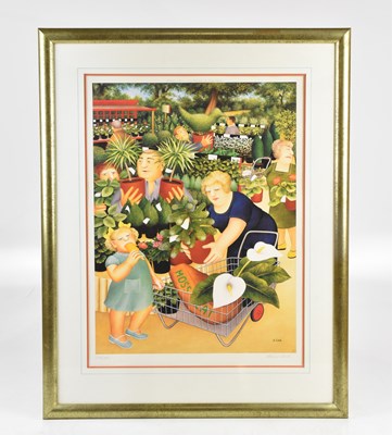 Lot 497 - BERYL COOK (1926-2008); a pencil signed...