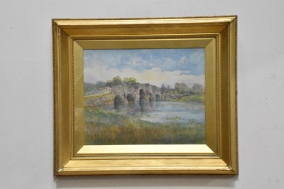 Lot 423 - OLIVER BAKER (1856-1939); watercolour,...
