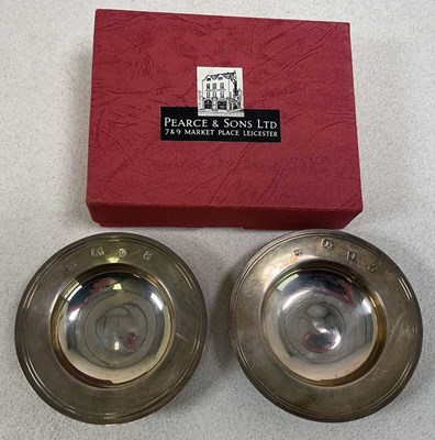 Lot 1091 - A pair of Elizabeth II hallmarked silver...